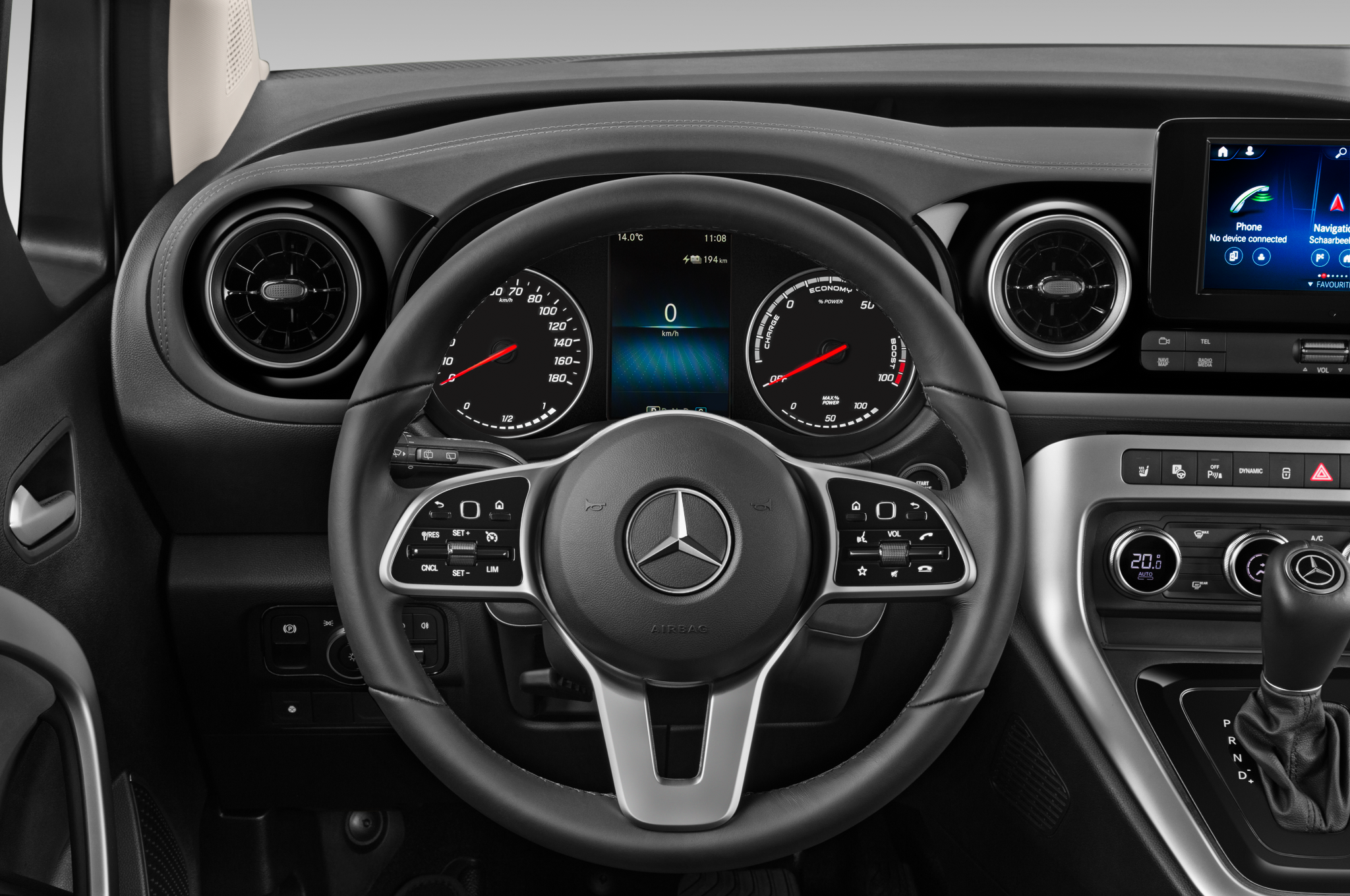 Mercedes EQT (Baujahr 2024) Premium Plus 5 Türen Lenkrad