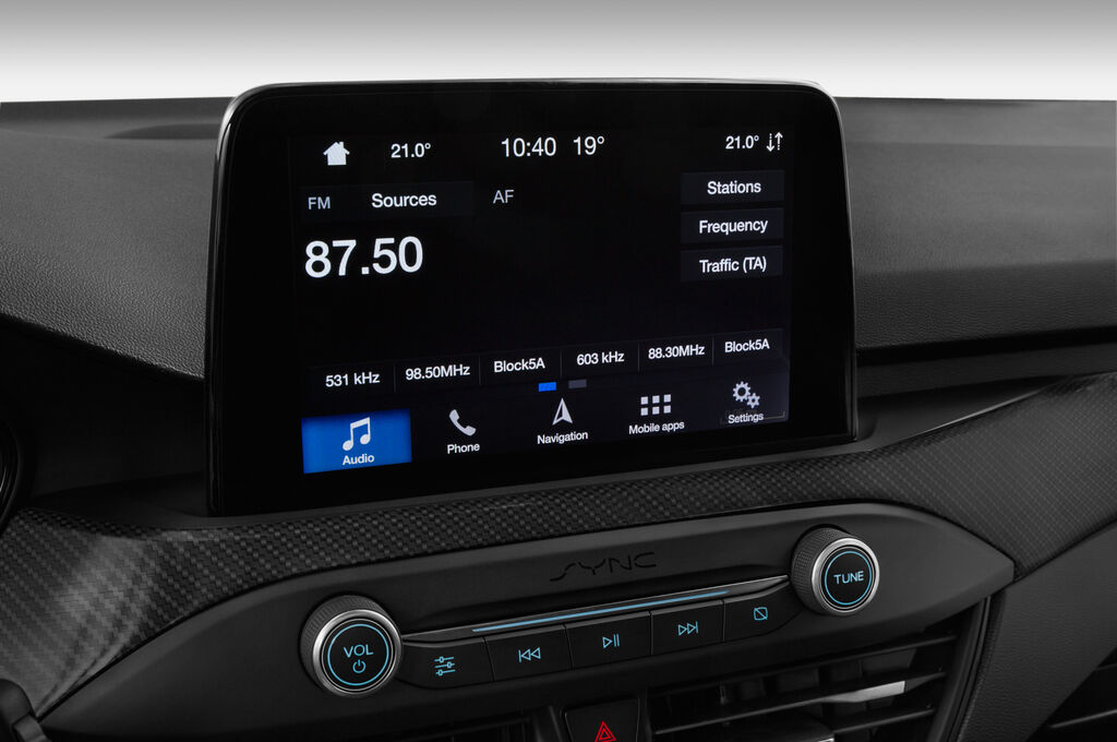 Ford Focus Turnier (Baujahr 2019) ST-Line 5 Türen Radio und Infotainmentsystem