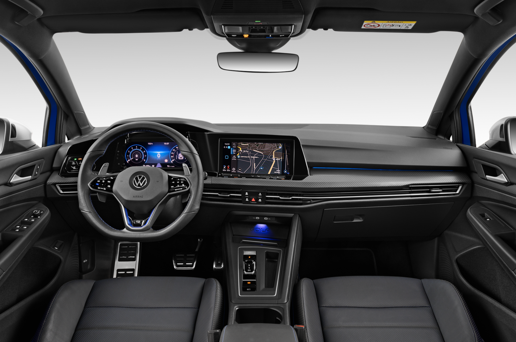 Volkswagen Golf Variant (Baujahr 2022) R 5 Türen Cockpit und Innenraum