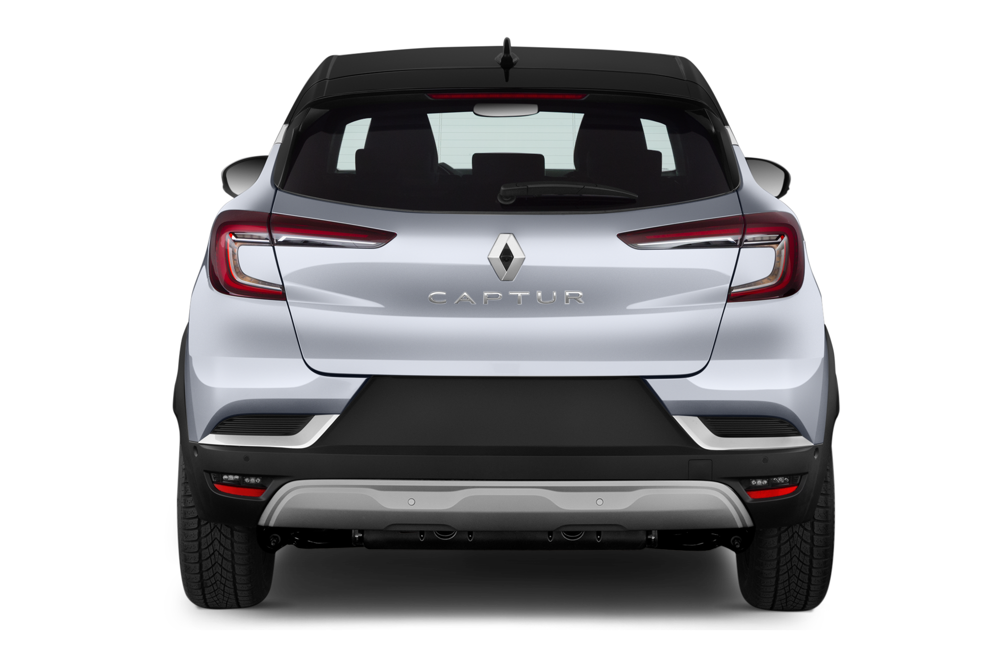 Renault Captur (Baujahr 2022) Iconic 5 Türen Heckansicht