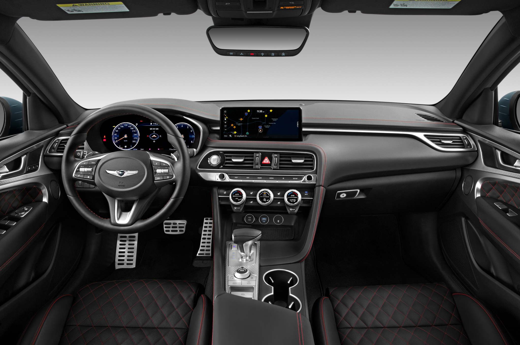 Genesis G70 (Baujahr 2022) Sport 4 Türen Cockpit und Innenraum