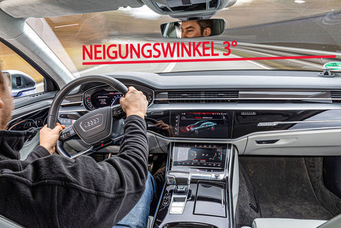 Audi S8 mit neuem Fahrwerk: Dieser Audi gerät in Schieflage