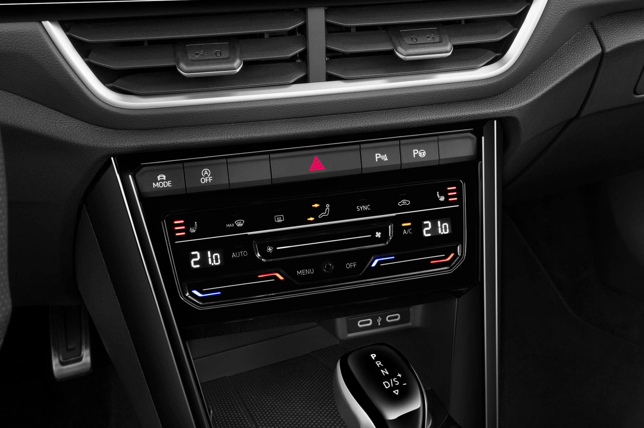 Volkswagen T-Roc Cabrio (Baujahr 2022) R-Line 5 Türen Temperatur und Klimaanlage