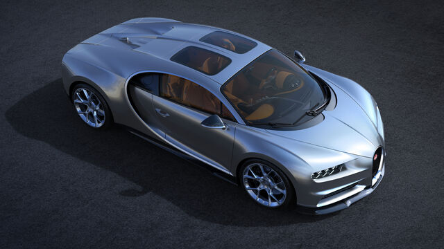 Bugatti Chiron mit Glasdach - Sonnige Aussichten