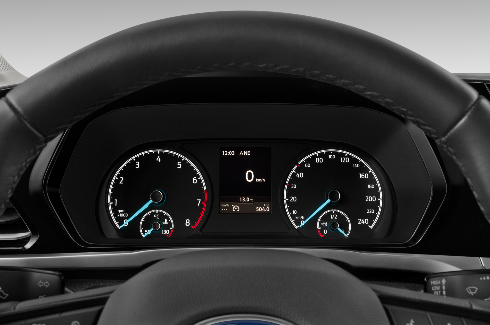Ford Tourneo Connect (Baujahr 2022) Active 5 Türen Tacho und Fahrerinstrumente