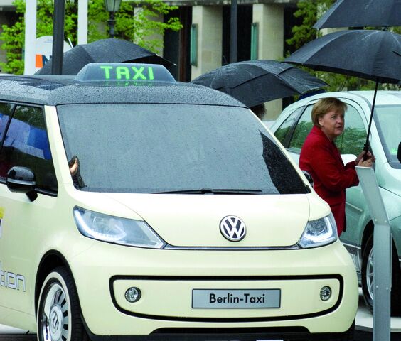 VW Studie Berlin Taxi – Emissionsfrei durch die Stadt