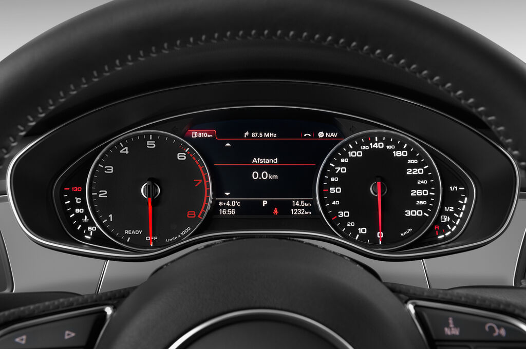 Audi A6 Avant (Baujahr 2018) S Line 5 Türen Tacho und Fahrerinstrumente