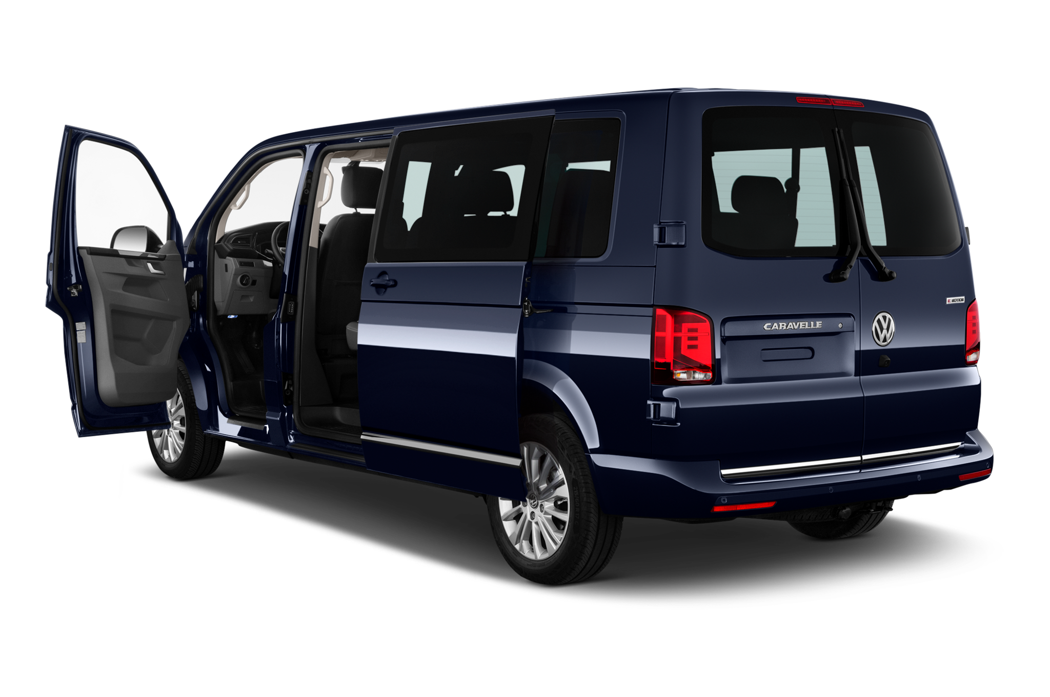 Volkswagen Caravelle (Baujahr 2020) Highline 5 Türen Tür geöffnet