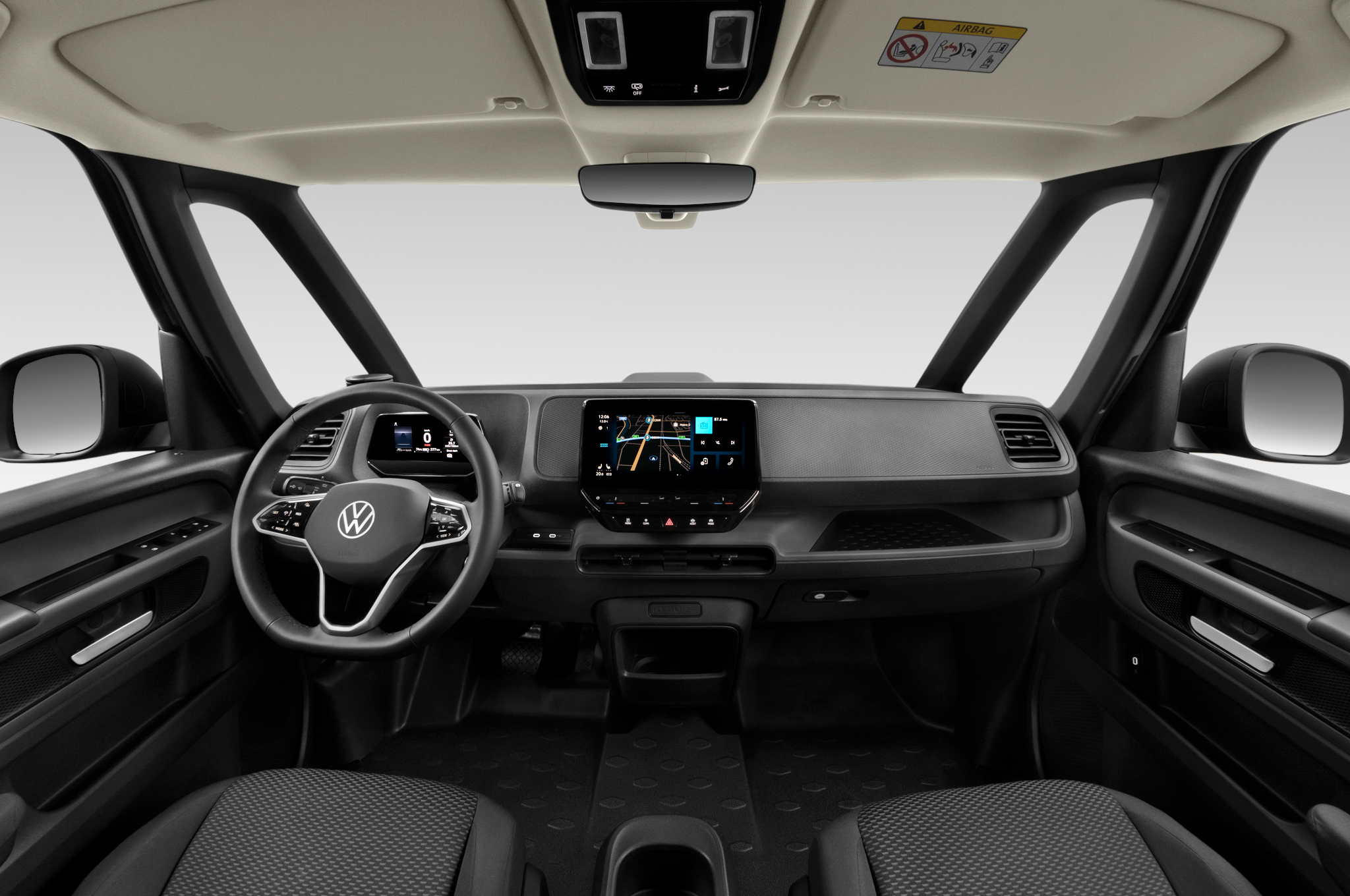 Volkswagen ID. Buzz Cargo (Baujahr 2023) Base EV 4 Türen Cockpit und Innenraum