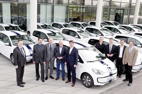 Schaufenster E-Mobilität Niedersachsen übergab 20 VW e-up! an Partnerhochschulen