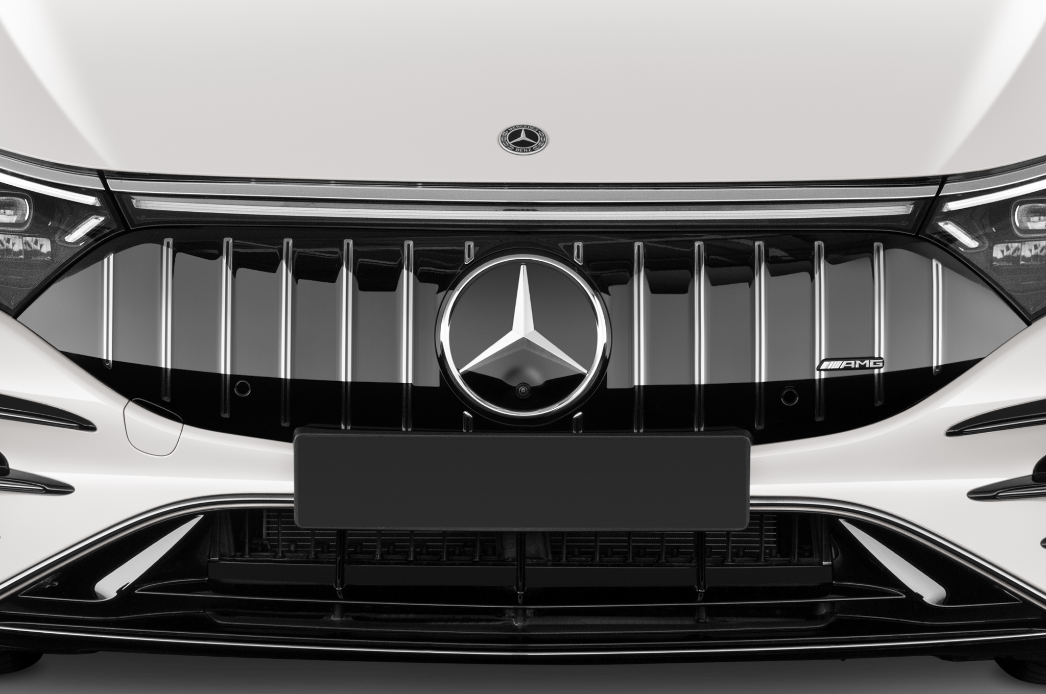 Mercedes EQS (Baujahr 2023) AMG 53 5 Türen Kühlergrill und Scheinwerfer