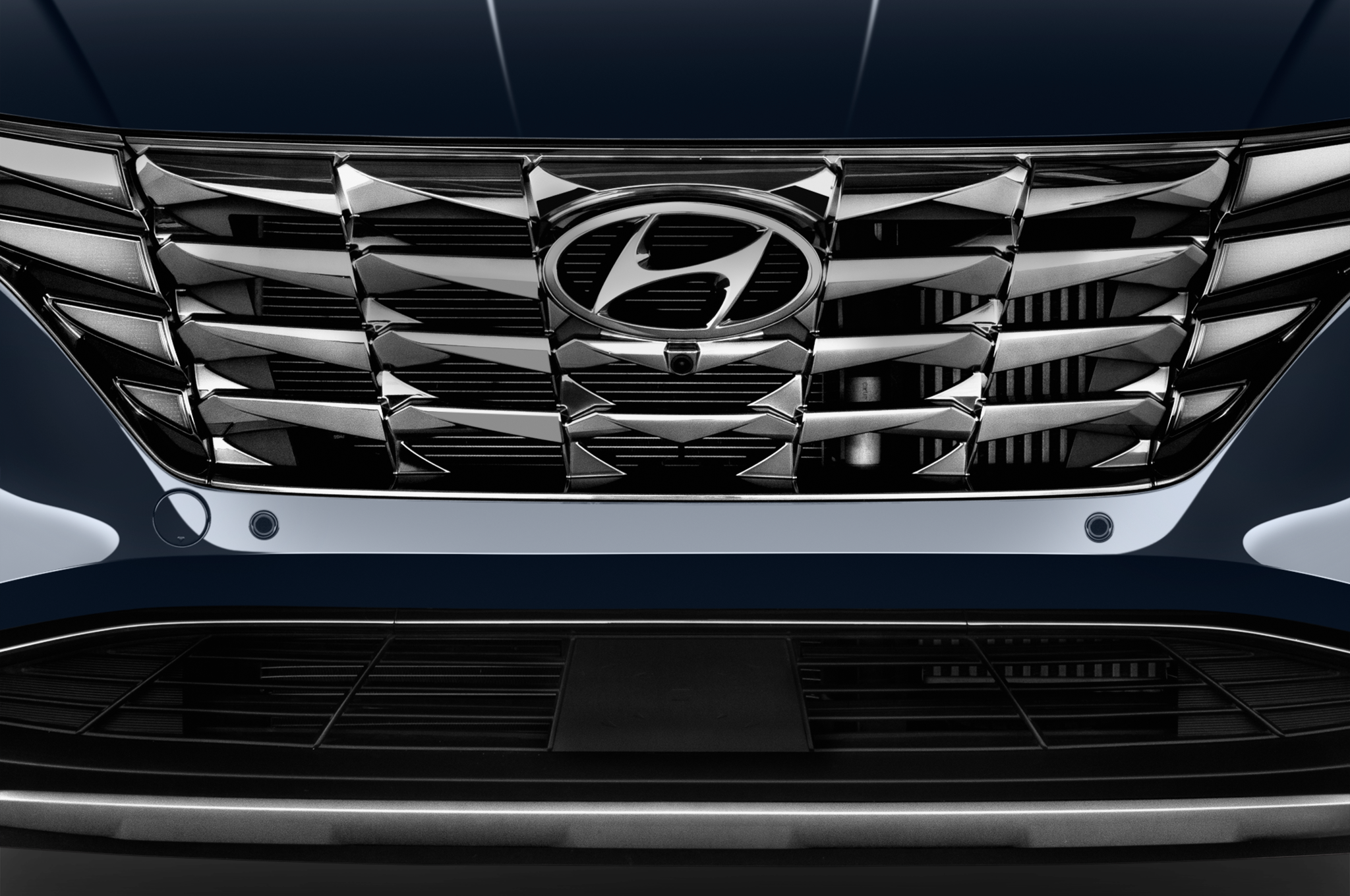 Hyundai Tucson (Baujahr 2021) Prime 5 Türen Kühlergrill und Scheinwerfer