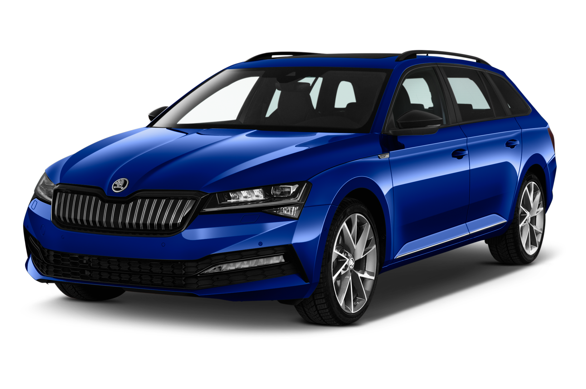 Skoda Superb Combi (Baujahr 2020) Sport Line 5 Türen seitlich vorne