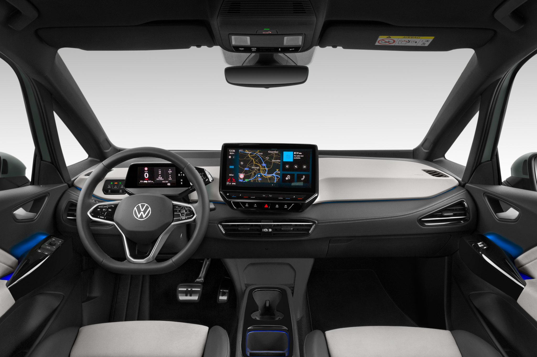 Volkswagen ID.3 (Baujahr 2023) Pro S 5 Türen Cockpit und Innenraum