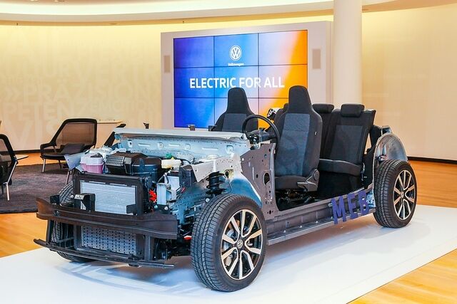 Das kann MEB - der Elektrobaukasten von VW - E-Demokratisierung