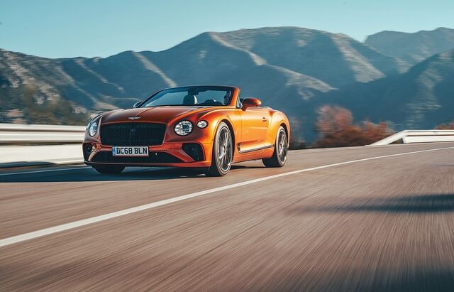 Bentley Continental GT Cabrio - Hart am Wind 