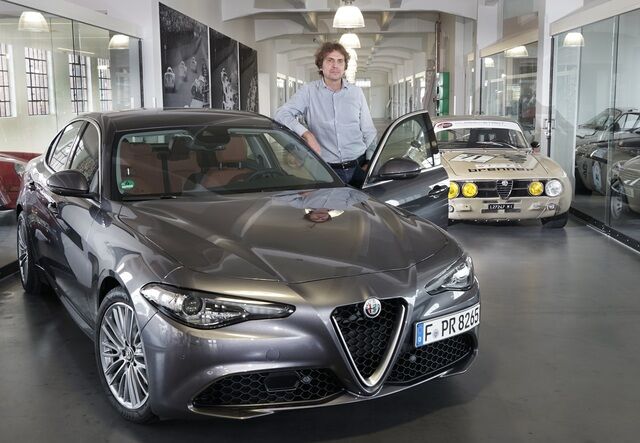 Alfa Romeo Chefdesigner Alessandro Maccolini - Alle Hände voll zu tun