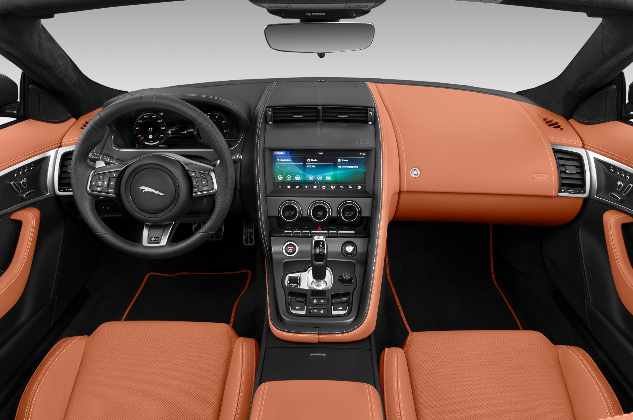 Jaguar F-Type (Baujahr 2020) R 2 Türen Cockpit und Innenraum