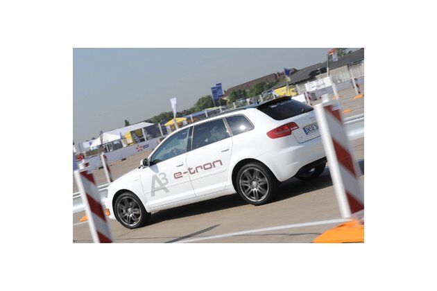 Challenge Bibendum: Audi mit alternativen Antriebskonzepten vor Ort