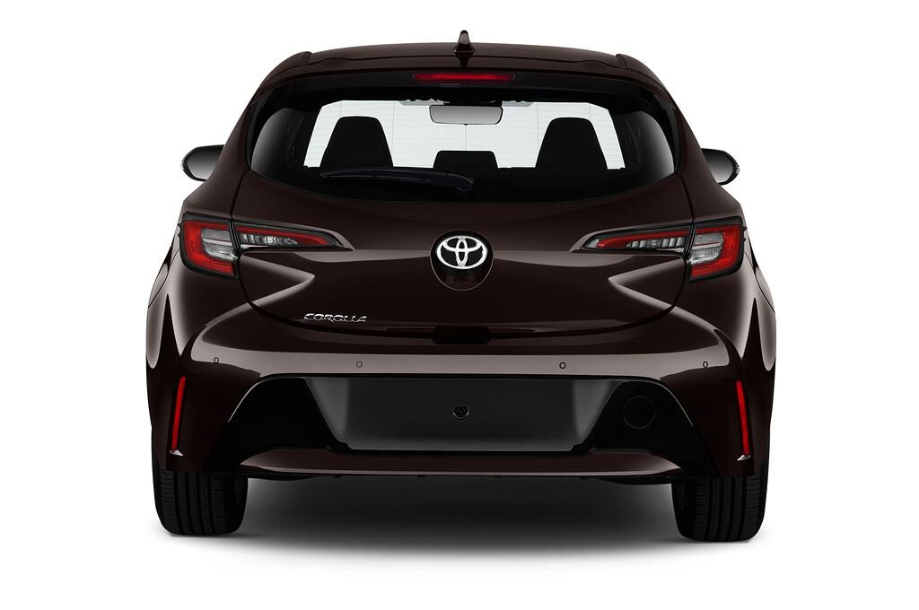 Toyota Corolla (Baujahr 2019) Comfort 5 Türen Heckansicht