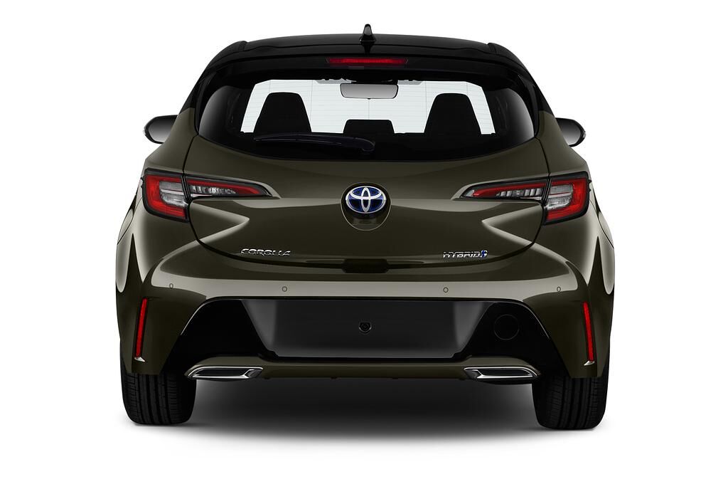 Toyota Corolla (Baujahr 2019) Hybrid Club 5 Türen Heckansicht