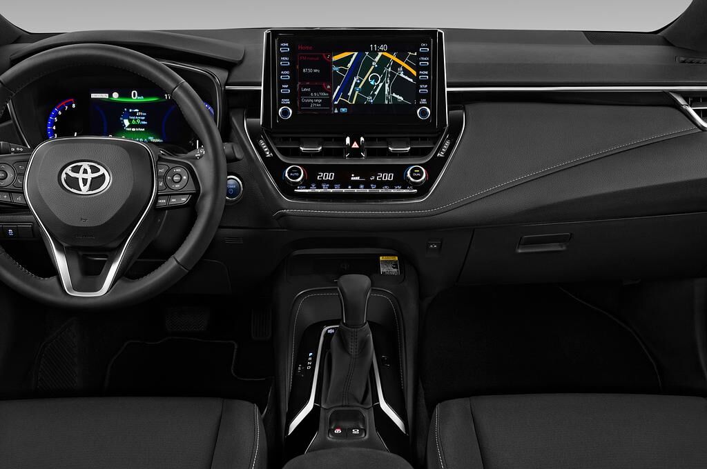 Toyota Corolla (Baujahr 2019) Hybrid Club 5 Türen Mittelkonsole