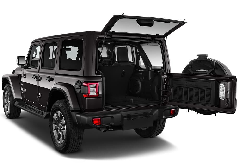 Jeep Wrangler Unlimited (Baujahr 2019) Sahara 5 Türen Kofferraum