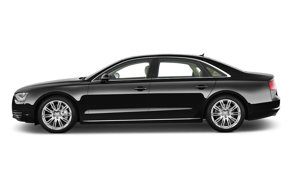 Audi A8 L W12 (Baujahr 2013) - 4 Türen Seitenansicht