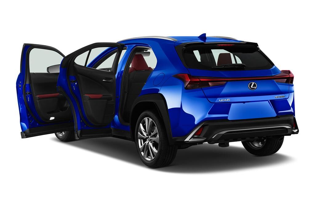 Lexus UX (Baujahr 2019) F Sport 5 Türen Tür geöffnet