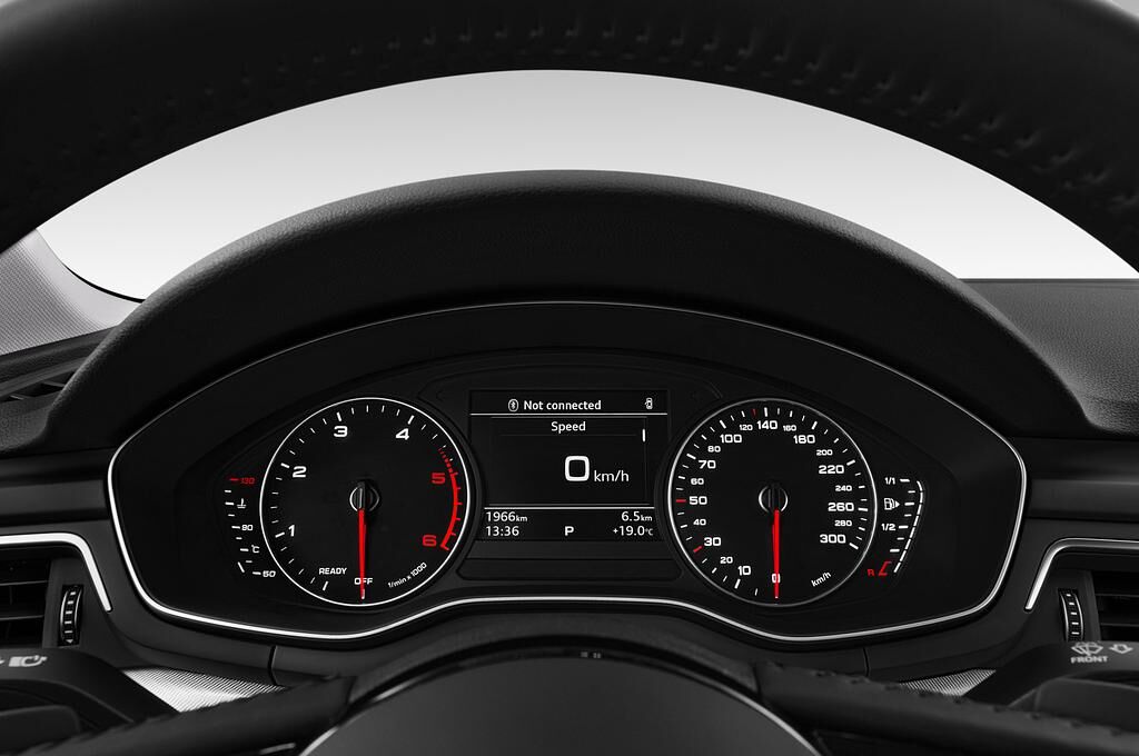 Audi A4 Avant (Baujahr 2019) Design 5 Türen Tacho und Fahrerinstrumente