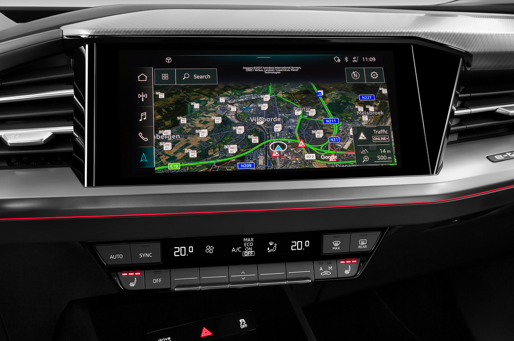 Audi Q4 Sportback e-tron (Baujahr 2022) Advanced 5 Türen Mittelkonsole