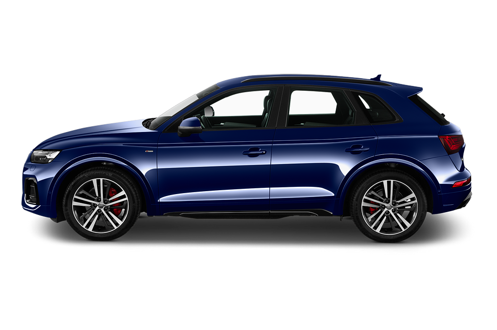 Audi Q5 (Baujahr 2021) S line 5 Türen Seitenansicht