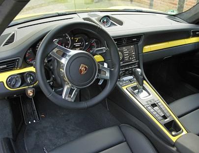 Das Interieur ist stimmig, der Drehzahlmesser thront dominant in der Mitte.