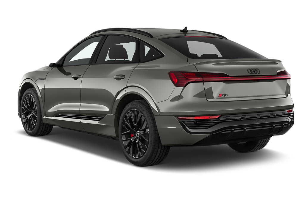 Audi Q8 e-tron Sportback (Baujahr 2023) Advanced 5 Türen seitlich hinten
