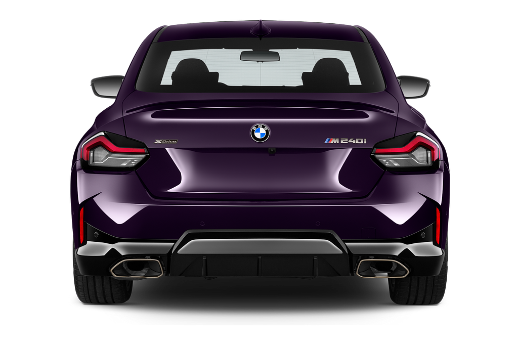 BMW 2 Series (Baujahr 2022) M240i 2 Türen Heckansicht