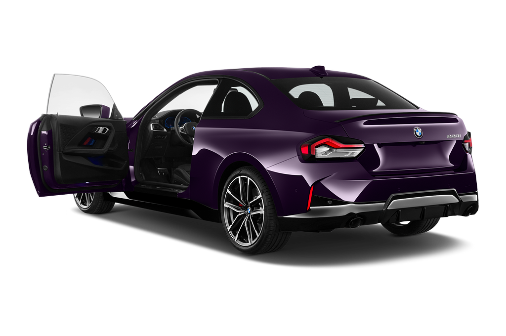 BMW 2 Series (Baujahr 2022) M Sportpaket 2 Türen Tür geöffnet