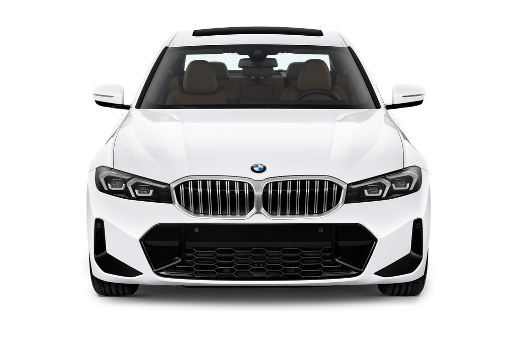 BMW 3 Series (Baujahr 2022) M Sportpaket 4 Türen Frontansicht