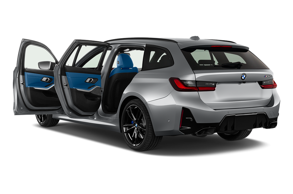 BMW 3 Series (Baujahr 2023) M340d 5 Türen Tür geöffnet