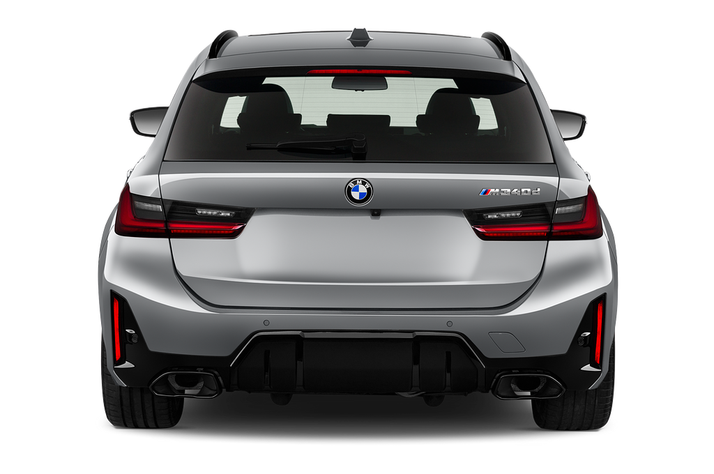 BMW 3 Series (Baujahr 2023) M340d 5 Türen Heckansicht