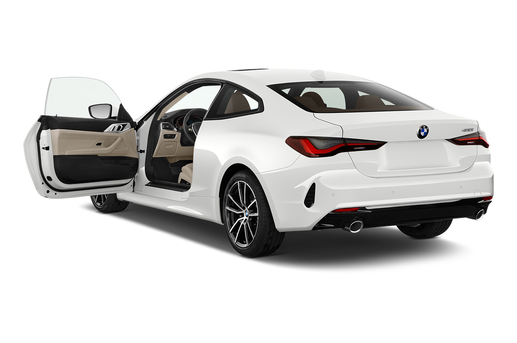 BMW 4 Series (Baujahr 2021) - 2 Türen Tür geöffnet