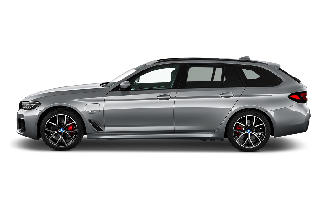 BMW 5 Series Touring Plug-in Hybride (Baujahr 2023) M-Sport 5 Türen Seitenansicht
