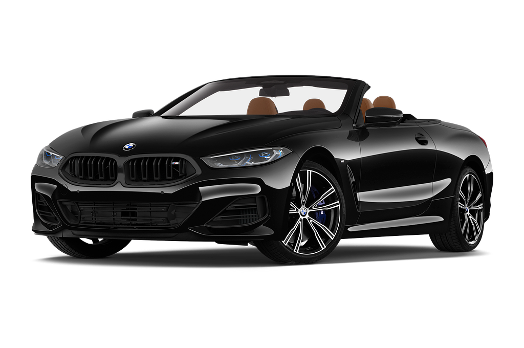 BMW 8 Series (Baujahr 2023) M850i 2 Türen seitlich vorne mit Felge