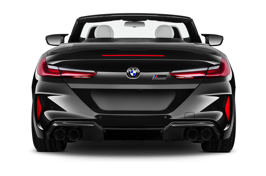 BMW M8 (Baujahr 2021) Competition 2 Türen Heckansicht