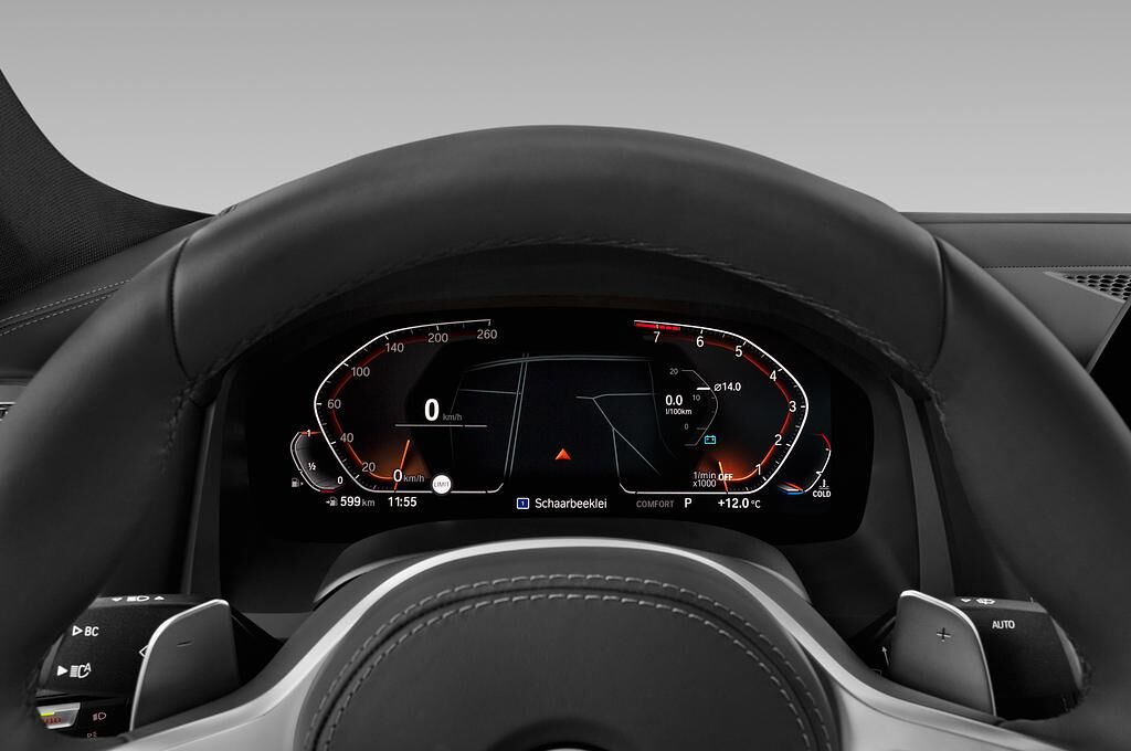 BMW 8 Series Gran Coupe (Baujahr 2019) Basis 4 Türen Tacho und Fahrerinstrumente
