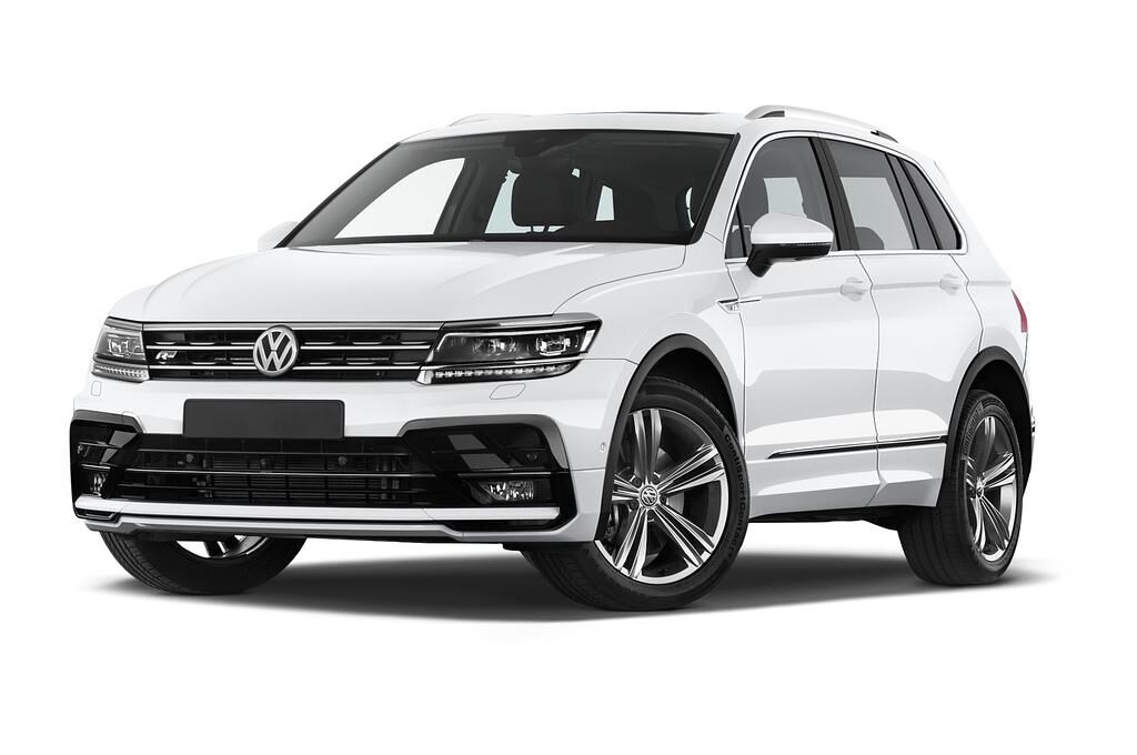 Volkswagen Tiguan (Baujahr 2019) Highline 5 Türen seitlich vorne mit Felge