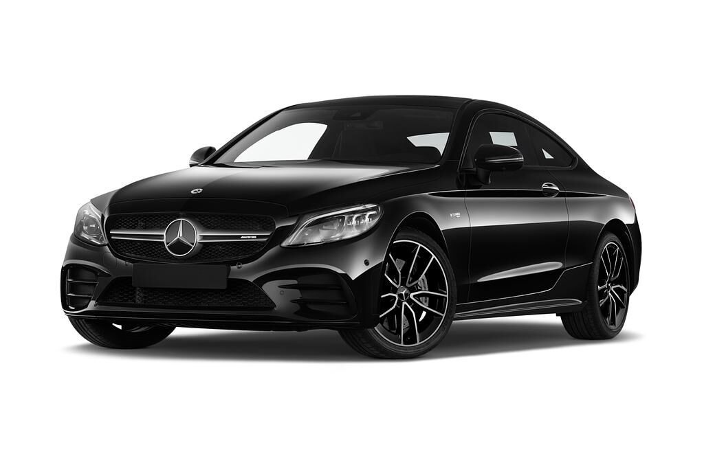 Mercedes C Class (Baujahr 2020) 43 AMG 2 Türen seitlich vorne mit Felge