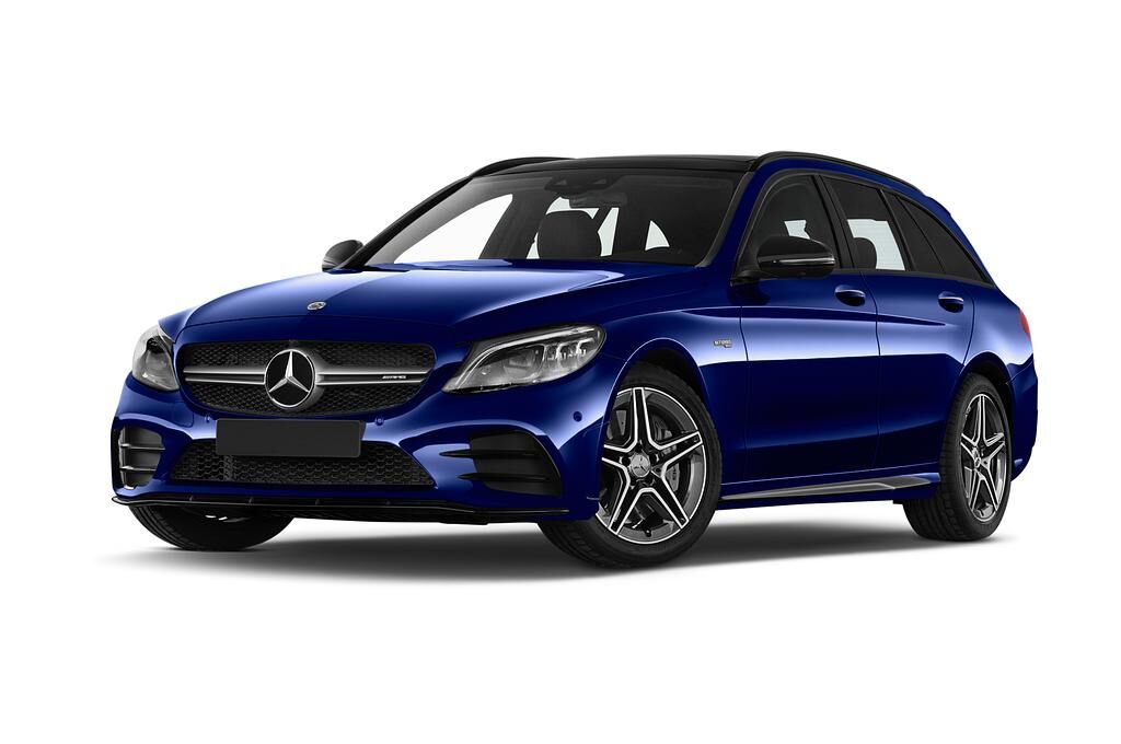 Mercedes C Class Break (Baujahr 2020) 43 AMG 5 Türen seitlich vorne mit Felge