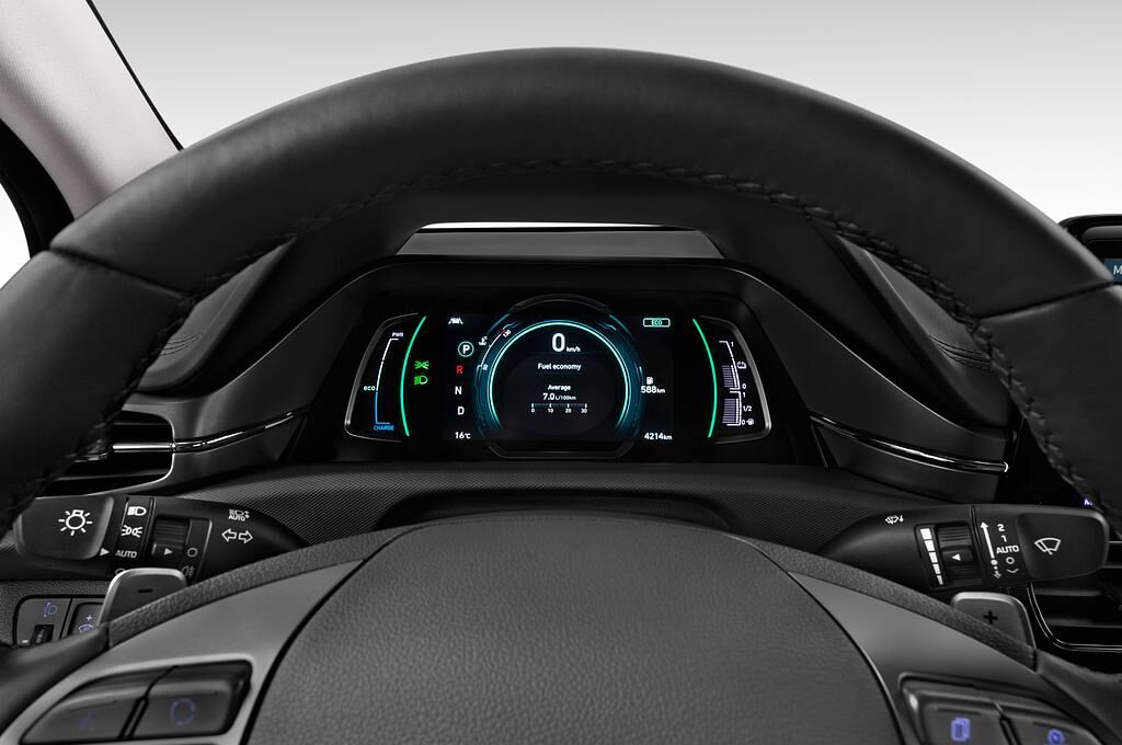 Hyundai Ioniq Hybrid (Baujahr 2020) - 5 Türen Tacho und Fahrerinstrumente