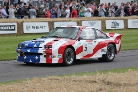 Ein Opel Manta 400 mit 6,2 Litern Hubraum und acht Zylindern.