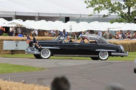 Der Lincoln Cosmopolitan Limousine Bubbletop aus dem Henry Ford Museum war zu Ehren des 60. Thronjubiläums der Queen vor Ort.
